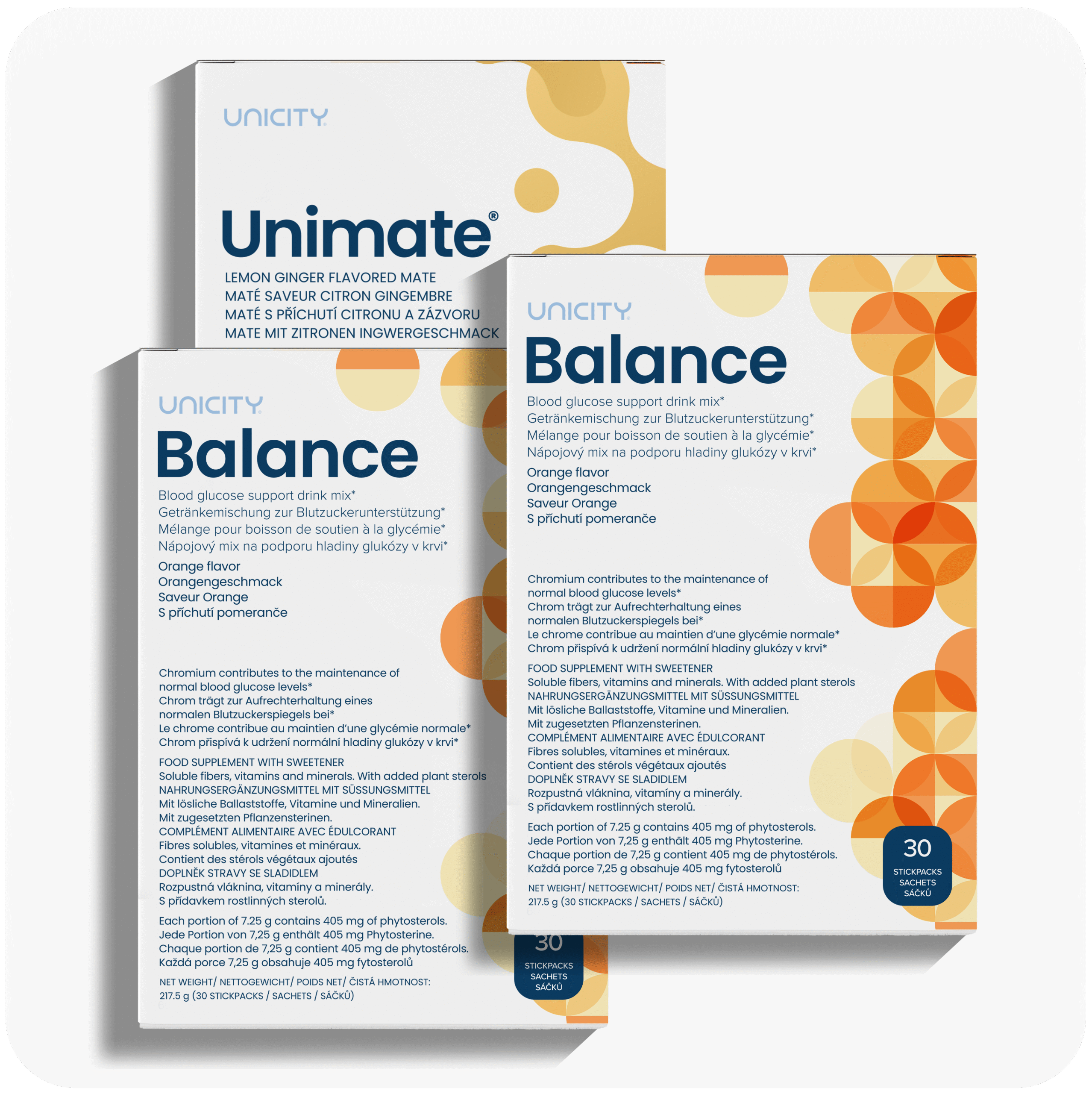 Unicity Feel Great Lemon Ginger Balance Orange