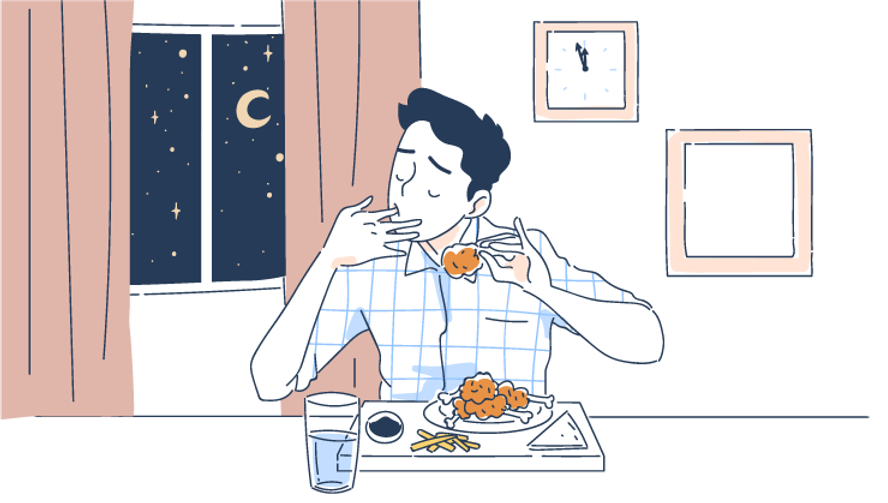 Fringales nocturnes : Pourquoi elles se produisent et comment les éviter